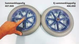 Linder kanovogn, hjul