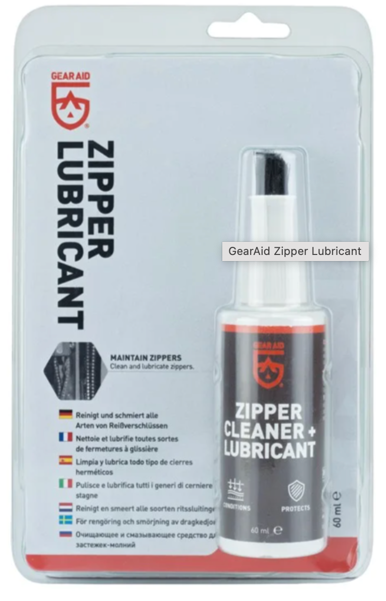 Mcnett zipper lubricant 